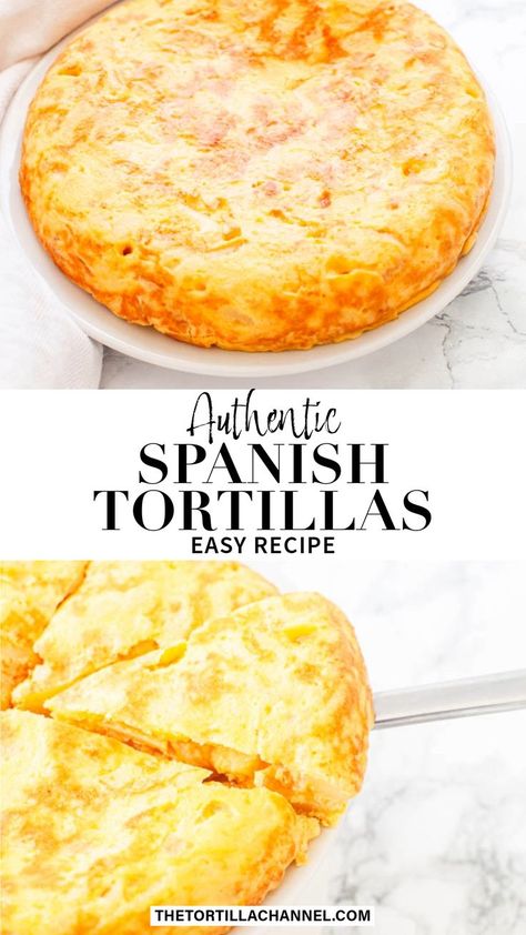 Easy Spanish Tortilla Spanish Brunch Ideas, Spanish Tortilla Recipe Spain, Tortilla Spanish, Tortilla Patatas, Recipe Tortilla, Easy Tortilla Recipe, Spanish Tortilla Recipe, Tortilla Espanola, Potato Omelette