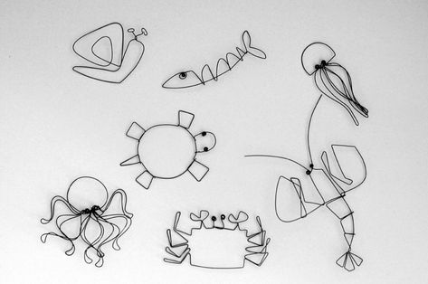 sea creatures Sea Creatures, Octopus, Paper Art, Fish, Drawings, Wall, Art