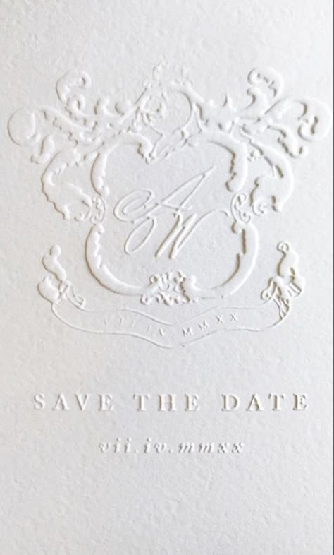 Blind Emboss, Parisian Wedding, Wedding Crest, Iconic Weddings, Fine Stationery, Wedding Money, Wedding Invitation Inspiration, Stationery Inspiration, Invitation Inspiration