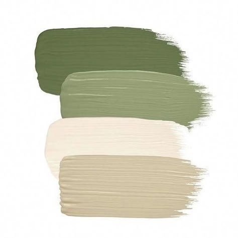 The once-dated shade is back and better than ever. Olive Green Bedrooms, Beige Color Palette, Deco Champetre, Green Palette, Paint Swatches, Green Colour Palette, Bedroom Green, Olive Green Color, Green Paint