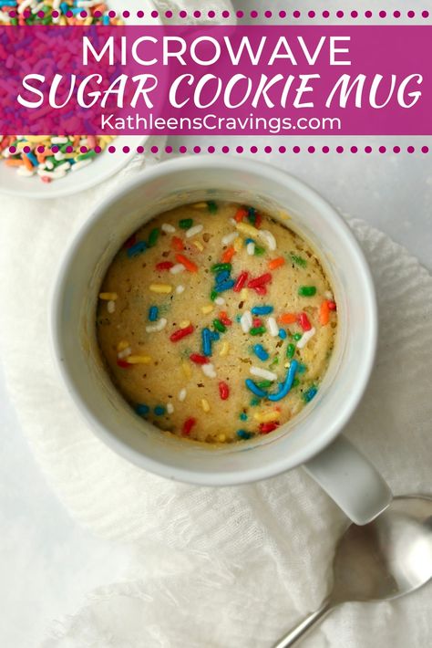 Single Cookie Recipe Microwave, One Cookie Recipe Microwave, Healthy Cookie In A Mug, Cookie In A Mug Recipe Microwave, Cookie In A Cup Microwave, Mug Cookie Microwave, Microwave Cookie In A Cup, Sugar Cookie Mug Cake, Microwave Sugar Cookie