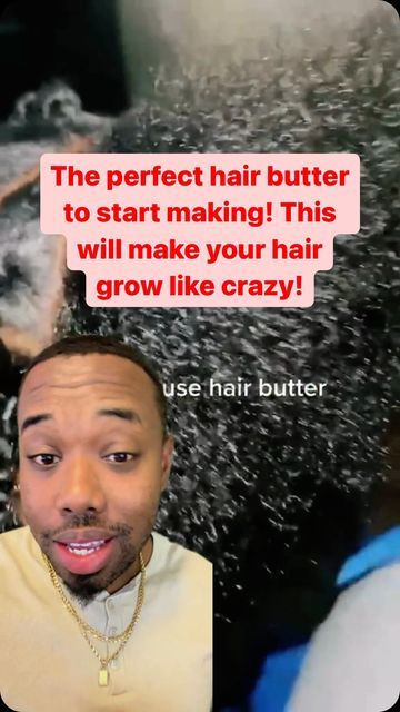 How To Make Hair Butter, Diy Hair Butter For Natural Hair, Hair Oil Recipe For Growth, Hair Butters For Natural Hair, Homemade Recipe For Hair Growth, Chebe Butter For Hair Growth, Hair Butter Recipe, Shea Butter Hair Growth, Hair Growth Oil Small Business