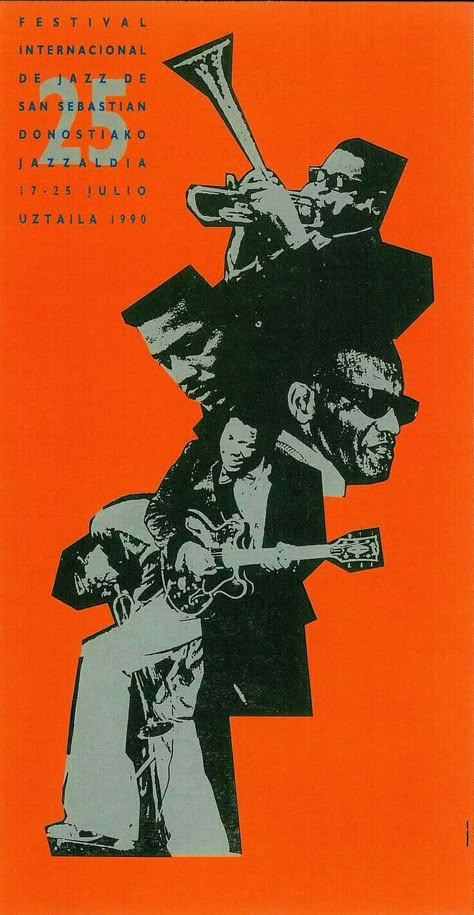 1990 Graphic Design, Type Driven Posters, Jazz Poster Design Ideas, Jazz Graphic Design Poster, Design Festival Poster, Ray Charles Poster, Jazz Festival Poster Design, Jazz Music Poster, Jazz Graphic Design