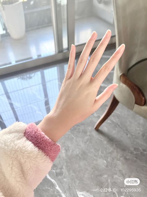 Cute Vibes Aesthetic, Long Healthy Nails, Nails Looks, Long Natural Nails, Coquette Fashion, Pretty Gel Nails, Aesthetic Coquette, Beauty Goals, Simple Nail