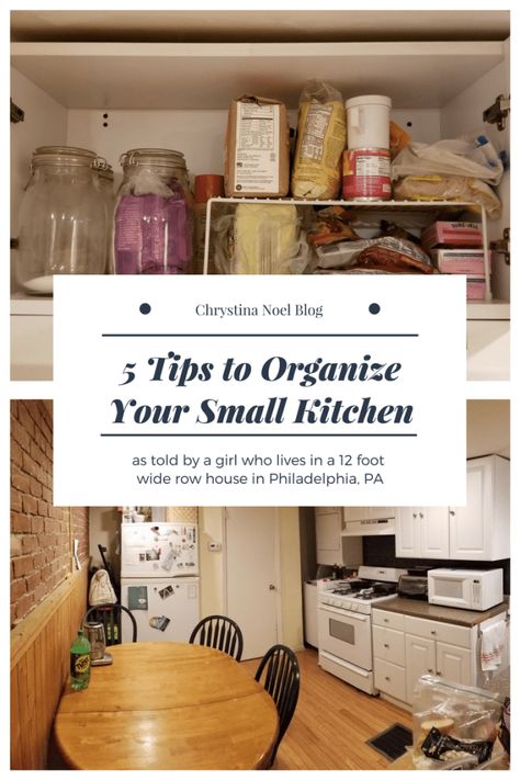 Small Kitchen Organization Ideas: Getting the Most Out of The Space You Have Kitchen Without Pantry, Organize A Small Kitchen, Small Kitchen Diy, Kitchen Organization Ideas, Declutter Kitchen, Organizational Tips, Small Kitchen Organization, Small Kitchen Storage, Kitchen Organization Diy