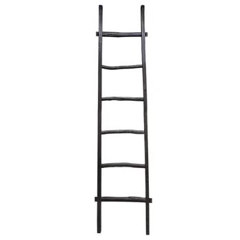 Rosalind Wheeler Wooden Decorative 6' Blanket Ladder | Wayfair Wood Blanket Ladder, Spare Bedroom Ideas, Display Towels, Decorative Ladder, Ladder Storage, Desert Road, Blanket Ladder, Quilt Storage, Wooden Ladder