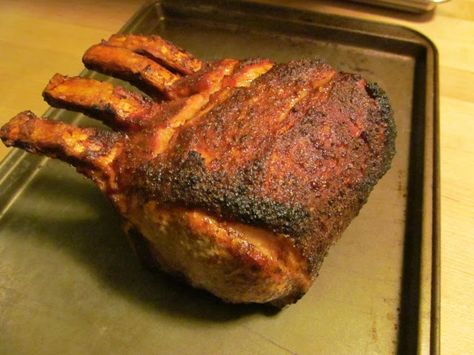 Rack Of Pork Smoked, Smoked Eye Of Round, Center Cut Pork Roast, Smoker Meat Recipes, Bone In Pork Roast, Pit Boss Smoker, Pork Rib Roast, Smoked Pork Recipes, Pork Loin Ribs