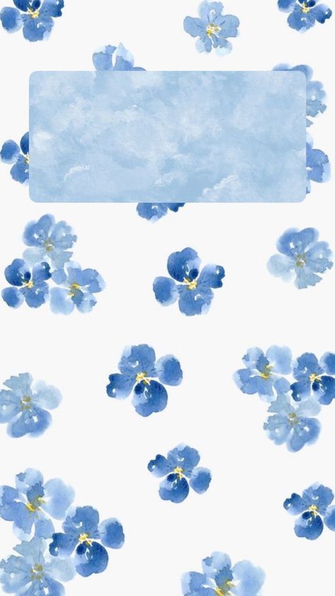 #wallpaper #blue #iphonewallpaper #flower #aesthetic #background Flower Aesthetic Background, Scrapbook Paper Designs, Cute Home Screen Wallpaper, Blue Flower Wallpaper, Purple Flowers Wallpaper, Cute Summer Wallpapers, Cute Blue Wallpaper, Soft Wallpaper, Spring Wallpaper