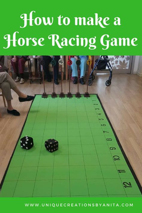 How to make a horse racing game, Activities for the elderly, indoor games, outdoor games #horseracing #outdoorgames #agedcaregames #diy #diyideas #diygames #entertainment Horse Racing Game, Happy Playlist, Derby Games, Assisted Living Activities, Memory Care Activities, Tools Tattoo, Horse Race Game, Senior Living Activities, Alzheimers Activities