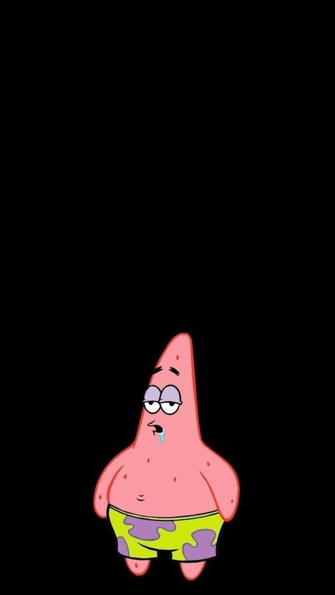 Patrick Star Wallpaper, Cute Patrick Star, Cute Patrick, Iphone Background Inspiration, Wallpaper Spongebob, Cute Owls Wallpaper, Spongebob Square, Amoled Wallpapers, Cool Pictures For Wallpaper