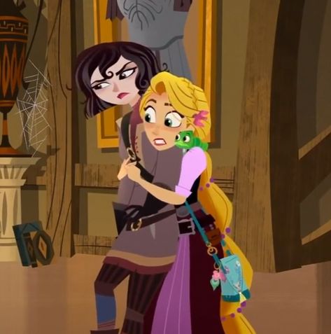 Cass & Rapunzel | Rapunzel's Tangled Adventure | Tangled the Series season 2 Tangled Rapunzel Adventure, Repunzal And Cassandra, Cass Rapunzel, Cass X Rapunzel, Rapunzel Adventure, Cass Tangled, Rapunzel The Series, Rapunzel Tangled The Series, Cassandra And Rapunzel