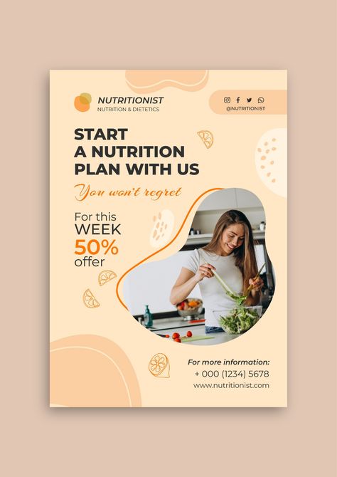 Nutrition Poster Ideas, Nutrition Poster Design, Nutrition Template, Poster Maker App, Nutrition Poster, Nutrition Course, Nutrition Plan, Nutrition And Dietetics, Naturopathy