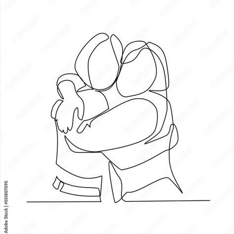 Two Girlfriends, Hugging Drawing, Friendship Art, Line Art Style, Pregnancy Art, Airplane Window, Drawings Of Friends, Beauty Art Drawings, Line Art Design