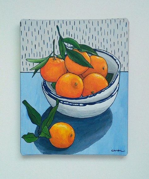 Still Life With Oranges, Canvas Mini Painting, Gauche Painting, Fruit Art Drawings, Pan Pastels, Pastels Art, Painting Fruit, Still Life Ideas, Fruit Still Life