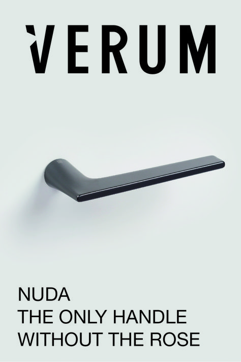 Interior design door handle without the rose. Model Lieve. Etna Black finish. Elegant and minimalistic solution. Patented system. Suitable for mechanical and magnetical locks. Made in Italy.   Maniglia per porte di design senza rosetta. Modello Lieve. Finitura nero Etna. Soluzione elegante e minimalista. Sistema brevettato. Adatto a serrature meccaniche e magnetiche. Prodotto in Italia. Minimalist Door Handle, Black Door Handles, Design Door, Interior Door Handles, Black Doors, Interior Furniture, The Rose, Door Handle, Industrial Design