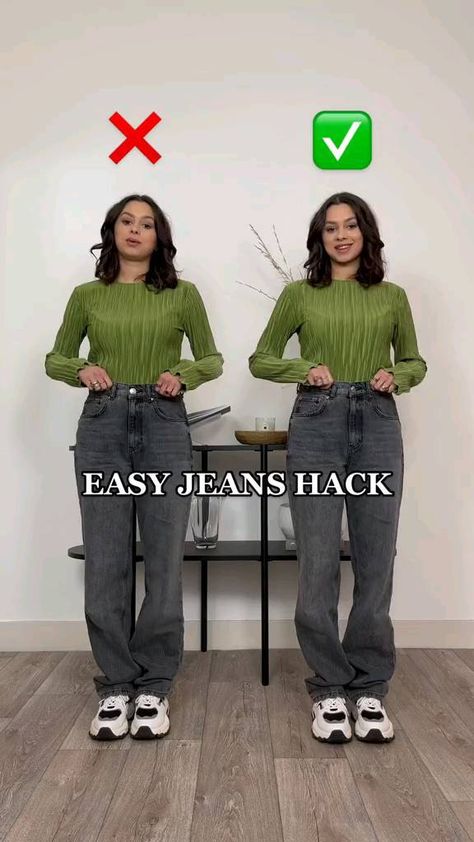 Loose Jeans Outfit, Photos Of Men, Big Jeans, Hairstyles Bubble, Diy Clothes Hacks, Diy Fashion Scarf, Look Grunge, Braids Volleyball, Bubble Braids