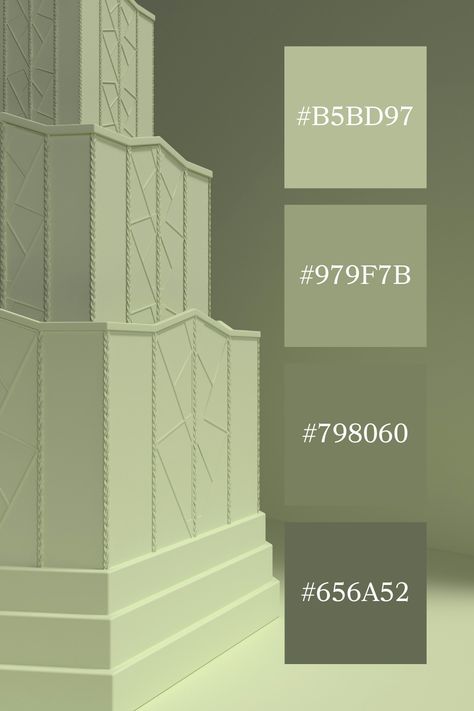 A minimalist architectural structure in a soft, muted green pastel color palette. The clean lines and subtle textures of the building elements are highlighted against a gentle green background, creating a calm and monochromatic visual with a serene, pastel green aesthetic. Pastel Color Palette Code, Color Palette Code, Pastel Green Aesthetic, Color Scheme Generator, Architectural Structure, Code Color, Pastel Color Palette, Aesthetic Color, Green Pastel