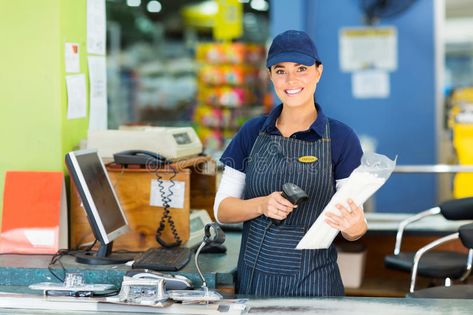 Female cashier store. Attractive female cashier at hardware store , #spon, #store, #cashier, #Female, #hardware, #female #ad Sales Girl, United Nations Security Council, Health Administration, Billing Software, Marie Curie, Business Software, Occupational Health And Safety, Folding Clothes, Make Up Your Mind