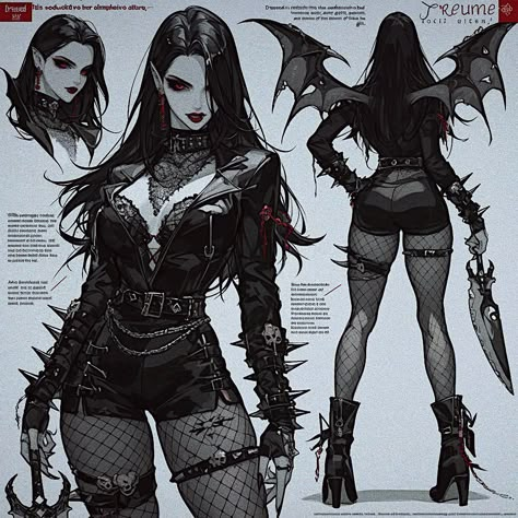 Vampire Tattoo For Women, Edgy Alternative Outfits, Alternative Halloween Costumes, Black Clothing Style, Vampire Ideas, Vampire Oc, Grunge Cross, Dark Beauty Fashion, Vampire Anime