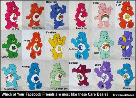 Care Bears And Their Names Httpwwwcakitchescomgeneralcare Care Bear Onesie, Care Bears Halloween Costume, Karneval Diy, Care Bears Birthday Party, Care Bears Vintage, Care Bear Party, Digital Citizen, Care Bear Birthday, Cute Group Halloween Costumes