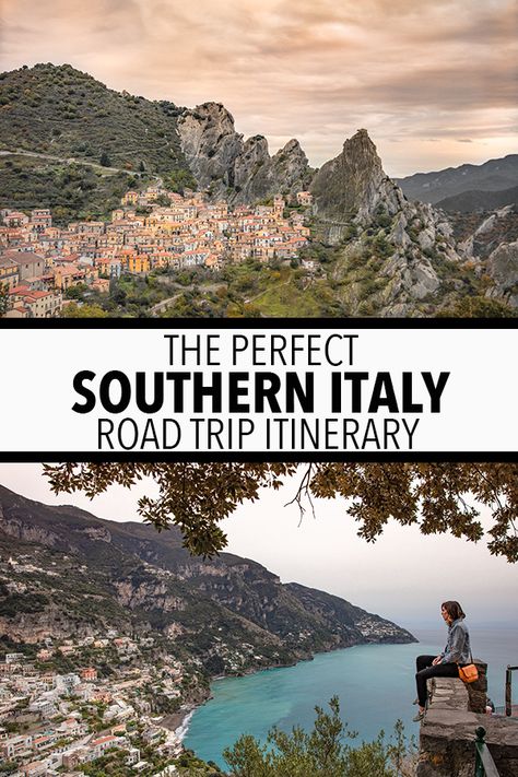 Italy Road Trip Itinerary, Itinerary Italy, Italy Road Trip, Basilicata Italy, Italy Road, Italy Coast, Italy Culture, Campania Italy, Road Trip Europe