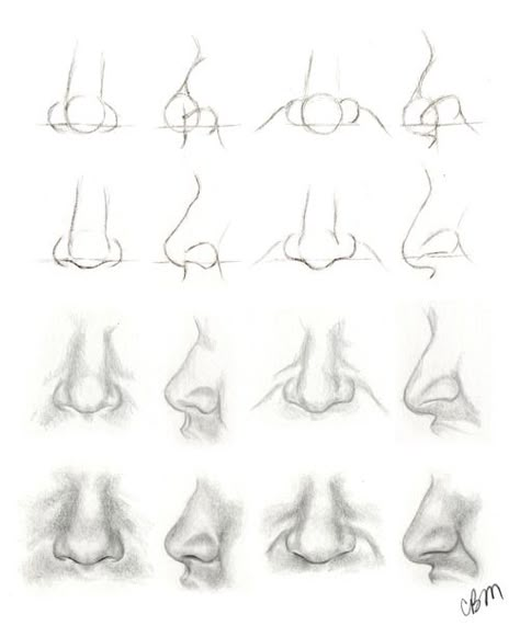 How to Draw: Eyes, Nose, Lips, Brows This is totally helpful for drawing the details of the face. Description from pinterest.com. I searched for this on bing.com/images Ako Kresliť, 얼굴 드로잉, Nose Drawing, 얼굴 그리기, Pencil Drawings Easy, Lips Drawing, Pencil Art Drawings, The Nose, Drawing Skills