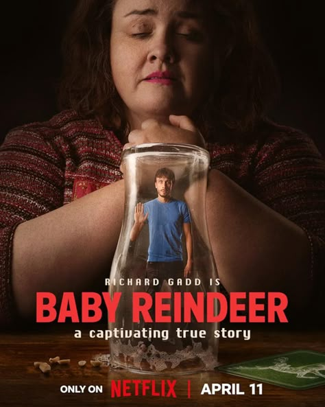 Baby Reindeer Netflix Poster, Baby Reindeer Show, Baby Reindeer Series, Documentary Recommendations, Netflix Series Poster, Jessica Gunning, Baby Tv Show, Sxsw Film, Baby Reindeer