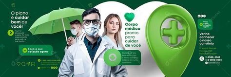 Baixar Convênio Médico O Plano é Cuidar Bem De Você Carrossel Social Media PSD Editável.zip no Designi. Fire Horse, Sport Poster Design, Sport Poster, Ufc, Poster Design, Medical, Social Media, Graphic Design, Media