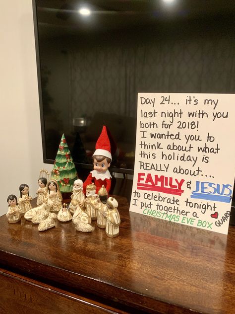 Second Night Elf On The Shelf, Christmas Eve Morning Elf On The Shelf, Elf On The Shelf Day Before Christmas Eve, Elf On The Shelf Ideas For Christmas Eve, Elf On Shelf Last Day Ideas, Last Day For Elf On The Shelf Ideas, Elf Day Before Christmas Eve, Elf On Christmas Eve, Night Before Christmas Eve Elf On The Shelf Ideas