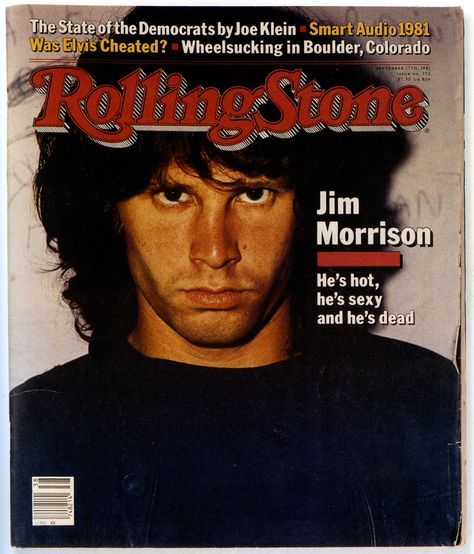 Subscription to Rolling Stone magazine Rolling Stone Magazine Cover, Ray Manzarek, The Doors Jim Morrison, Rolling Stone Magazine, Rolling Stones Magazine, I'm With The Band, Music Magazines, Jim Morrison, September 17