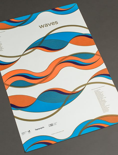 Distinctive Repetition Sailing Graphic Design, Wave Poster Design, Waves Graphic Design, Wave Graphic Design, Waves Poster, Wave Graphic, Graphic Identity, Book Cover Design Inspiration, Wave Poster