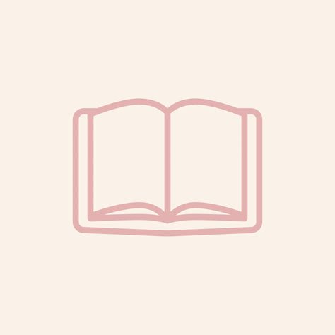 Book Icon Notion, Book Icon Aesthetic Pink, Notion Pictures Pink, Icons For Notion Aesthetic, Pink Notebook Icon, Book Widget Icon, Study Widget Aesthetic, Books Icon Pink, Pink School Icon