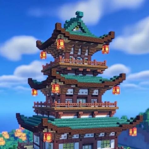 Minecraft Roof Template, Buddha Minecraft, Minecraft Asian Roof, Japanese Roof Minecraft, Minecraft Japanese Starter House, Japanese Building Minecraft, Japanese Minecraft Farm, Japanese Temple Minecraft Builds, Minecraft Pagoda