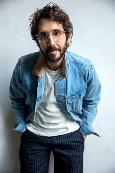 Celebrate The 20th Anniversary Of Josh Groban's Self-Titled Debut Record Josh Groban Broadway, Nerdy Guys, Josh Groban, 20th Anniversary, Debut Album, Beauty And The Beast, My Images, Denim Button Up, Button Up Shirts