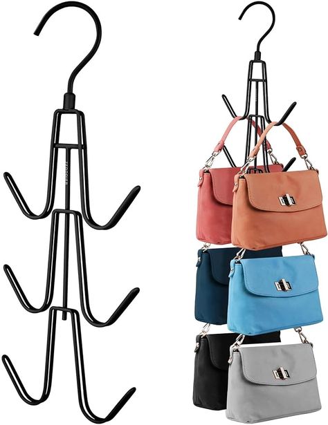 Backpack Rack, Bags Hanger, Closet Storage Accessories, Organizer For Closet, Handbag Holder, Handbag Hanger, Space Saving Hangers, Purse Hanger, Handbag Storage