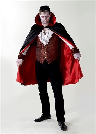 Matalan Halloween Vampire Fancy Dress Costume in large Dracula Halloween Costume, Halloween Cast, Hubie Halloween, Vampire Outfit, Dracula Costume, Vampire Halloween Costume, Vampire Costumes, Vampire Clothes, Celebrity Halloween