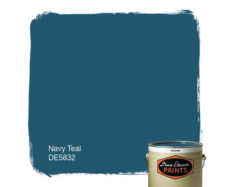 Check out this great color I found. It's one of 1,996 colors in Dunn-Edwards Perfect Palette®. House Exterior Colors Blue, Turquoise Paint Colors, Peacock Plume, Teal Paint Colors, Paint House, Teal Interiors, Spare Bathroom, Paint Store, Teal Paint