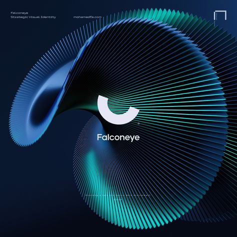 Falconeye - Strategic Visual Identity Design :: Behance Tech Design Graphic, Geometric Branding, Technology Graphic Design, Technology Design Graphic, Web Design Mobile, 타이포그래피 포스터 디자인, Tech Branding, Key Visual, Visual Identity Design