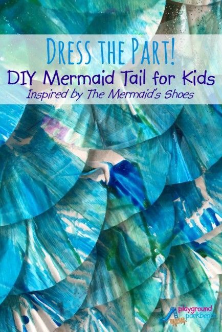 DIY Mermaid Tail for Kids Inspired by The Mermaid's Shoes - An easy craft for kids, using basic materials that leaves them with something wearable for imaginative play! Diy Mermaid Tail For Kids, Ocean Halloween Costumes, Ocean Halloween, Fleece Diy, Mermaid Costume Kids, Homemade Mermaid Costumes, Diy Mermaid Tail, Mermaid Tail Pattern, Mermaid Costume Diy