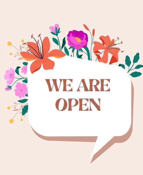 We are so excited to announce that we are officially open!! 💌 Check out our Linktree in our bio!! •••••••••• #smallbusiness #btxsalonandboutique #shopwithus #motheranddaughter #boutique #nowopen #shoponline #shopsmall #smallbusinesssupport #smalltown New Business Announcement, Creek Design, Shop Ideas, May 1, Small Shop, So Excited, Craft Room, Small Business, Snacks