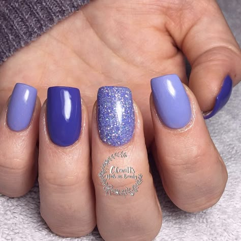 New Spring Nails 2024, Purple Nail Dipping Powder, Bougie Nails, Aqua Nails, Diamond Mirror, Dip Nails, Nice Nails, Purple Diamond, Cute Gel Nails