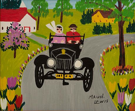 The small world and big influence of artist Maud Lewis - The Globe and Mail Maudie Lewis Art, Maudie Movie, Maud Lewis Paintings, Maude Lewis Paintings, Maudie Lewis, Mary Blair Art Illustrations, Maude Lewis, Mary Blair Illustration, Maud Lewis