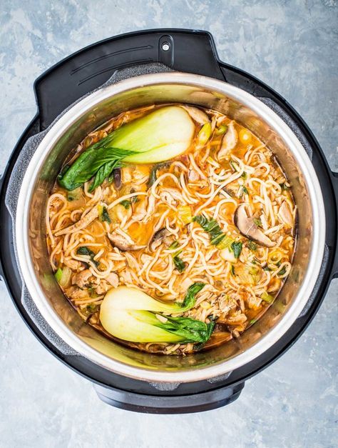 Instant Pot Ramen, Chicken Instapot, Chicken Ramen, Ramen Recipe, Healthy Chicken Recipes Easy, Ramen Recipes, Healthy Ingredients, Fun Easy Recipes, Instapot Recipes