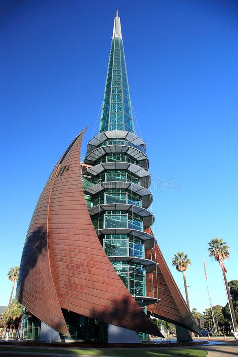 The City Of Perth, Western Australia. The Bell Tower is a modern, famous landmar , #AFFILIATE, #Australia, #Bell, #Western, #City, #Perth #ad Insane Architecture, Perth Australia City, Western Australia Road Trip, City Signs, Australia City, Aussie Style, Building Development, Swan River, City Sign