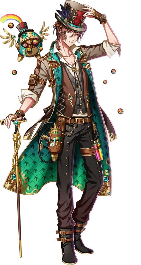 Steampunk Oc Male, Steampunk Character Design, Steampunk Character, Steampunk Characters, Yume 100, Dungeons And Dragons Characters, Dnd Art, Fantasy Costumes, Arte Fantasy