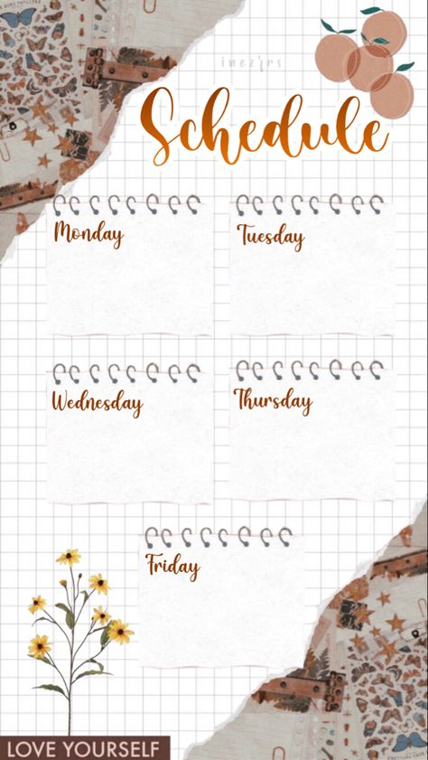 Scedules Ideas Aesthetic, Aesthetic Schedule Ideas, Jadwal Aesthetic, Schedule Aesthetic, Aesthetic Schedule, Schedule Wallpaper, Schedule Maker, Study Schedule Template, Schedule Templates Aesthetic