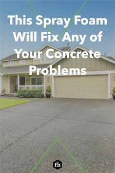 Diy Concrete Driveway, Fix Cracked Concrete, Repair Concrete Driveway, Concrete Floor Repair, Concrete Refinishing, Repair Cracked Concrete, Driveway Resurfacing, Concrete Repair Products, Painting Front Porch Concrete