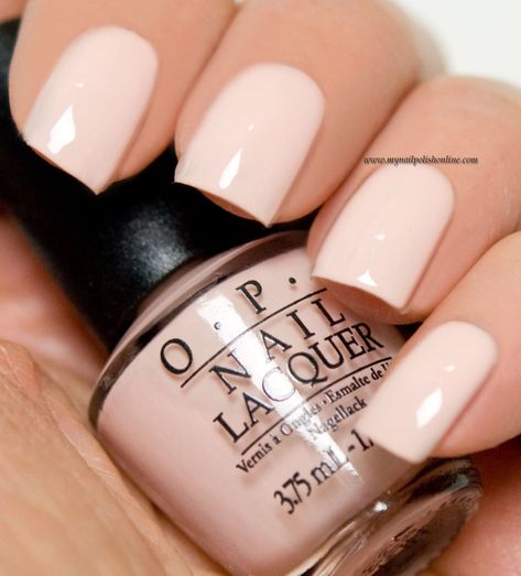 OPI - Stop I'm Blushing - My Nail Polish Online Opi Stop Im Blushing, Opi Stop It Im Blushing, Opi Neutral Nail Polish, Opi Nail Polish Colors, Pink Nail Colors, Opi Nail Colors, Peach Nails, Blush Nails, Pink Nail Polish