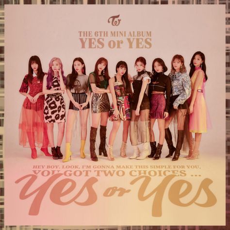 Yes Or Yes Twice Album Cover, Yes Or Yes Twice, Yes Album Covers, Twice Yes Or Yes, Twicecoaster Lane 2, Twice Knock Knock, Yes Or Yes, Ice Bear We Bare Bears, Twice Songs