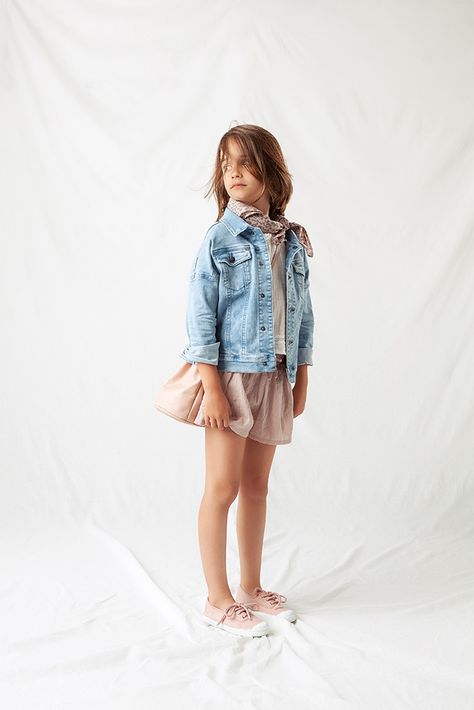 Kidswear Fashion, Tocoto Vintage, Childrens Fashion, Children Photography, Kids Design, Girl Fashion, Kids Fashion, Denim Jacket, Design Trends